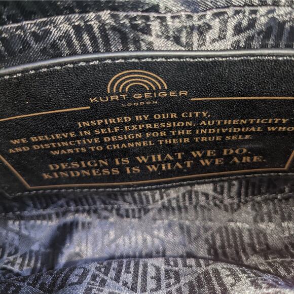 KURT GEIGER Brixton Lock Bag in Neon Rainbow New With Tag Retail $325 - Picture 4 of 12